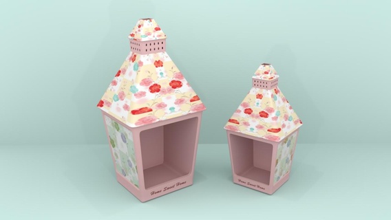 pink candle house porsche color 3d print model - Mito3D