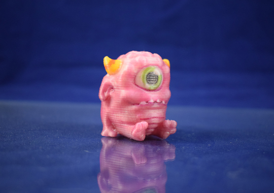 mostro rosa i giocattoli colore figurina giocattolo 3D print model - Mito3D