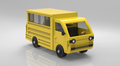 pinoy Fahrzeug - multicab Spielzeug Philippinen Transport 3d print model - Mito3D