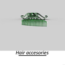 pin fashion accessories comb hair 3d print model - Mito3D