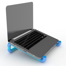tuyau de support d'ordinateur portable les gadgets laptopstand pipelaptopstand 3d print model - Mito3D
