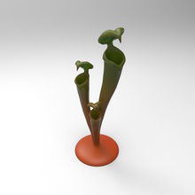 Kannenpflanze 20-mix gradient Blätter Pflanzen 3d print model - Mito3D