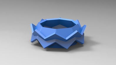 plant pot 2 housewares flower vase 3d print model - Mito3D