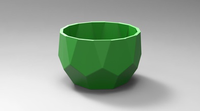 plant pot 3 housewares flower vase 3d print model - Mito3D