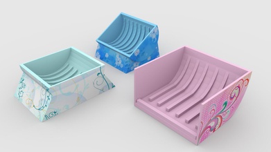 Platte Wiegen Haushaltswaren Farbe 3d print model - Mito3D