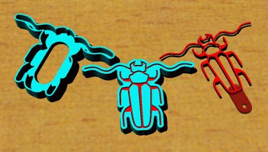 play-doh stampi di legno fresa beetle i giocattoli coleotteri forgia 3d print model - Mito3D