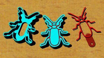 play doh moule cardinal beetle les jouets coléoptères moisissures play-doh 3d print model - Mito3D