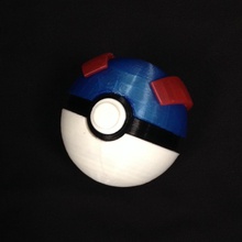 pok ball grand ballon les jouets pok&eacute balle pokemon 3d print model - Mito3D