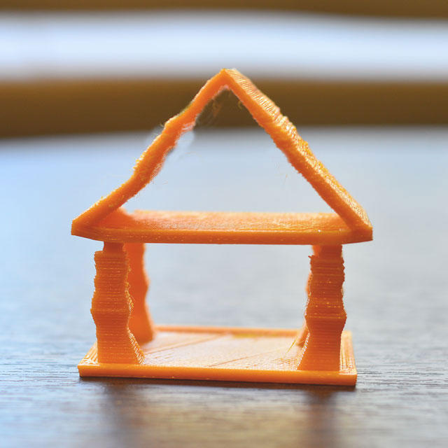poly toy Haus - Spielzeug 3D print model - Mito3D