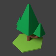 poly tree - pyramid toys 3d print model - Mito3D
