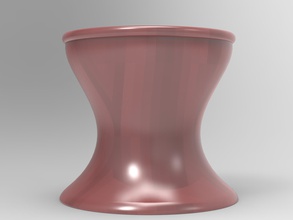 pot 1 plant housewares puzzle 3d print model - Mito3D