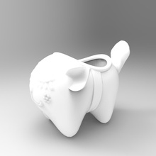 pote 2 cat utilidades domésticas animais planta de vaso 3d print model - Mito3D