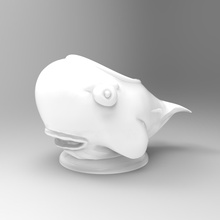 olla 5 de la ballena artículos para el hogar a los animales planta en maceta 3d print model - Mito3D