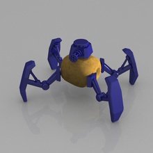 patates aksesuar Savaşı drone oyuncaklar aksesuarlar potatoday Şükran Günü 3d print model - Mito3D