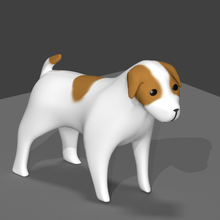 cucciolo il giorno 23 marzo carino art animale mamal 3d print model - Mito3D