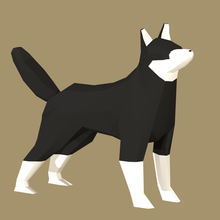 puppy day 23rd march low poly pup art animal mamal 3d print model - Mito3D