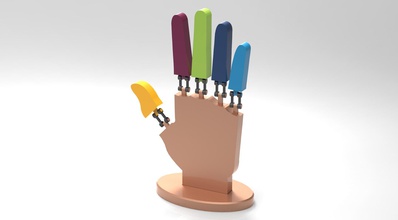 puzzle type hand toys play 3d print model - Mito3D