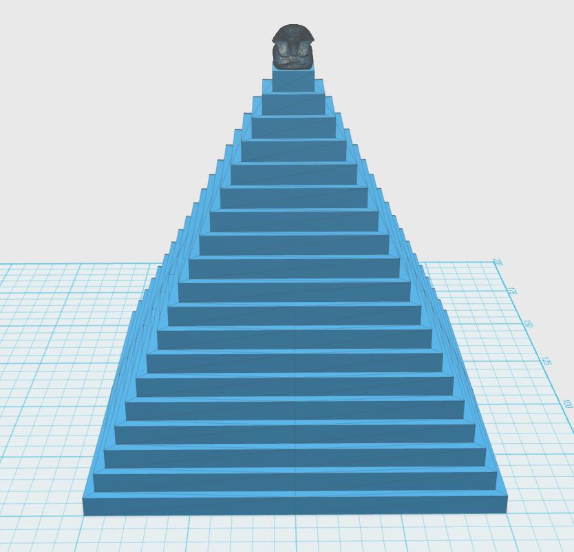 pyramid13 art l'égypte pyramide 3D print model - Mito3D