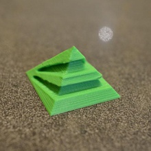 pyramid - b art 3d print model - Mito3D