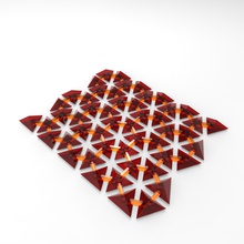 pyramid fabric texture art 3d print model - Mito3D