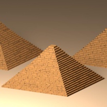 piramide i giocattoli art display 3d print model - Mito3D