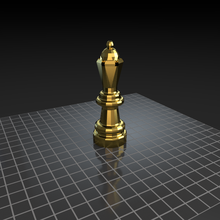 queen toys chess piece 3d print model - Mito3D