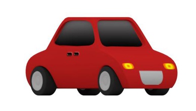 red toy car - Spielzeug Auto Autos Farbe 3d print model - Mito3D