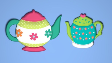 refrigerator magnet teapot housewares color 3d print model - Mito3D