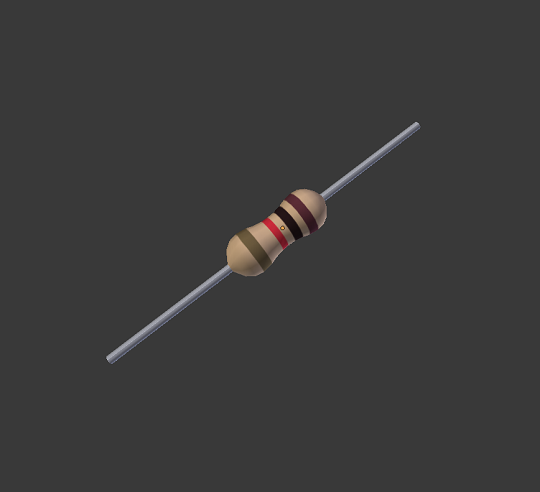 resistor 1 education color mixed bag textures 3D print model - Mito3D