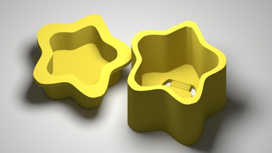 rice molder flower housewares bento 3d print model - Mito3D