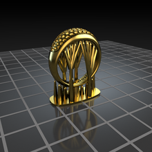 anillo de la oficina sla 3d print model - Mito3D