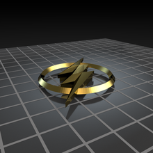 ring art xyz 3d print model - Mito3D