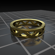 anillo de la moda 3d no sé 3d print model - Mito3D