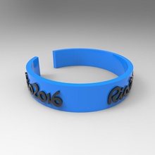 rio 2016 bracelet fashion july rio2016 3d print model - Mito3D