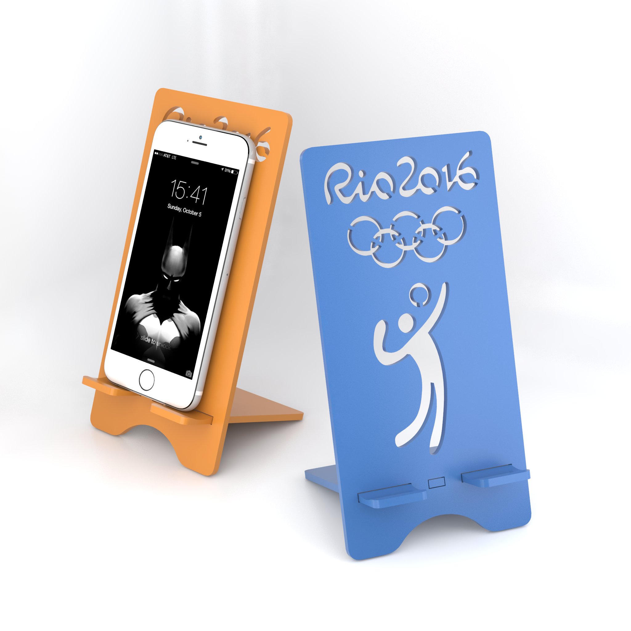 rio 2016 akıllı telefon dinlenme 2 ofis Brezilya Olimpiyatları standı rio2016 3D print model - Mito3D