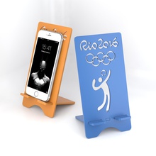 rio 2016 smartphone rest 2 office brazil olympics phone stand rio2016 3d print model - Mito3D