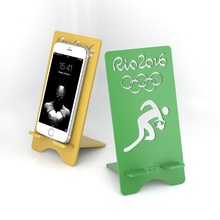 rio 2016 smartphone resto 4 office do brasil jogos olímpicos suporte telefone rio2016 3d print model - Mito3D