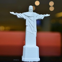 rio cristo a arte Da fifa brasil 2014 3d print model - Mito3D