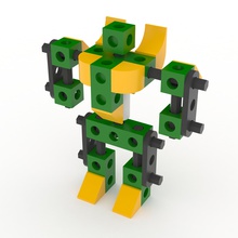 Roboter b Bildung 3d 3d-Blöcke die Blöcke 3d print model - Mito3D