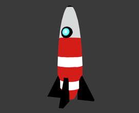 rocket toys color mixed bag ship space 3d print model - Mito3D
