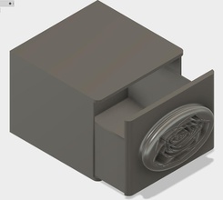 rose handle drawer office 3d print model - Mito3D