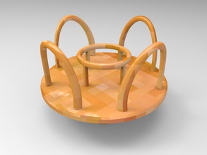 rotunda brinquedos jogar parque temático brinquedo 3d print model - Mito3D