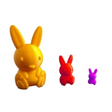 muñeca rusa conejos los juguetes la pascua el huevo de muñecas rusas 3d print model - Mito3D