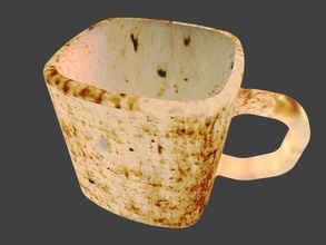rusty tasse les articles ménagers couleur sac mélangé mug 3d print model - Mito3D