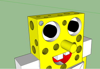 s bob education sponge 3d print model - Mito3D
