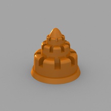 sand castle mold 7 toys beach 3d print model - Mito3D