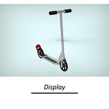 scooter art display fugurine 3d print model - Mito3D