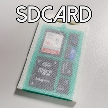 sd microsd card holder gadget accessorymaker titolare sdcar 3d print model - Mito3D