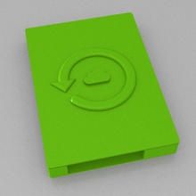 seagate hd case gadgets world back up day 3d print model - Mito3D
