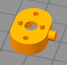 shaftmount herramientas pieza de repuesto da vinci impresora 3d 3d print model - Mito3D